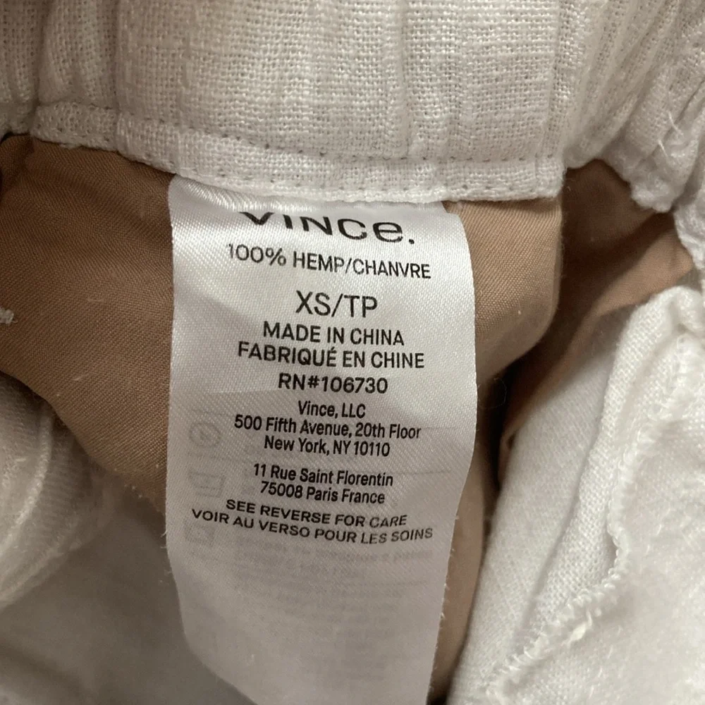 Vince white hemp